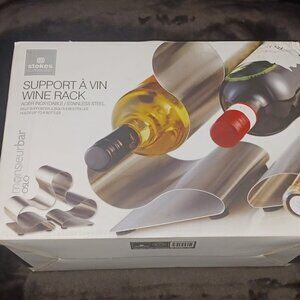 Stainless Steel Wine Rack - Modern